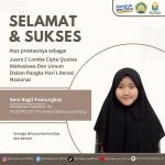 Juara 2 Lomba Cipta Quotes Mahasiswa Dan Umum Dalam Rangka Hari Literasi Nasional